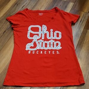 Ohio State Buckeyes Women's Red T-Shirt